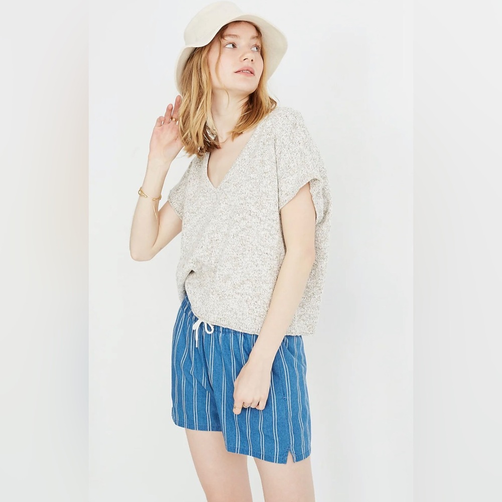 Madewell Marled Ellendale Sweater Tee XXS NWT